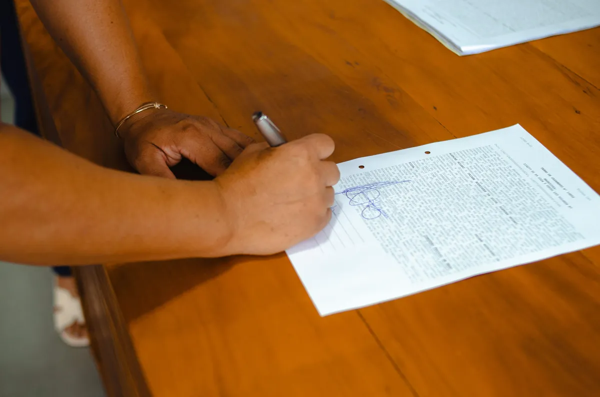 Signature de documents administratifs